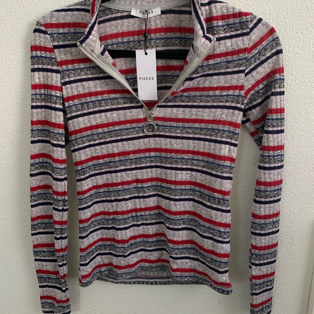 Fitted small stripped shirt. Brand new from ASOS .